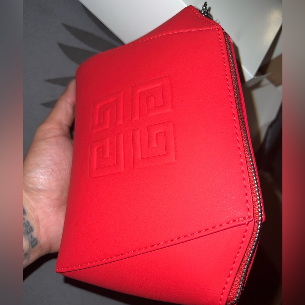 Givnchy parfums Iconic Red hand Pouch